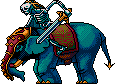 Elephant-riding skeletons. A real pain to get past.