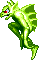 Leaping, spitting water-goblins.