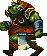 Gamorrean guards either charge or throw axes
