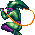 Based on Jabba's dancer "Oola", these enemies leap all over the screen.