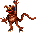 Jabba's pet and court jester, Salacious Crumb!