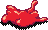 Blobs can launch slime that comes down and covers your head, disabling weapons.