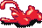 Blobs can launch slime that comes down and covers your head, disabling weapons.