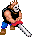 Odd how Jason has stolen Leatherface's gimmick in the public subconcious for decades...
